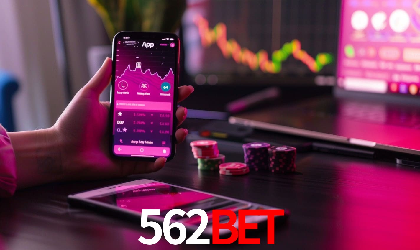 Comparação APP mobile vs versão web da 562bet
